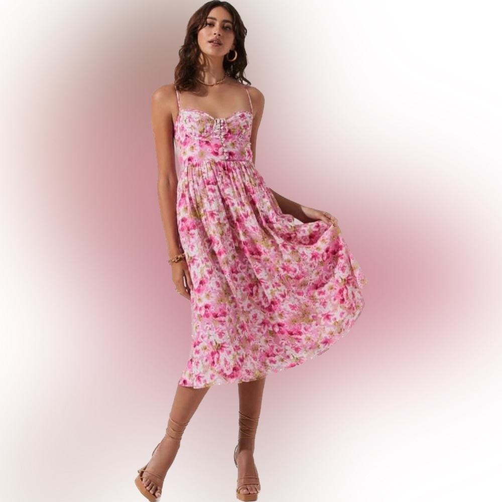 Sold on cross post ASTR the label bustier ferreira dress